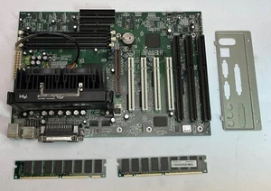 QDI Legend V Motherboard w/ Pentium II 200mhz & 128MB RAM WORKING - Picture 1 of 9