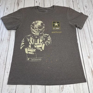 Vintage Schumacher Army NHRA Racing T Shirt M18 TFV The Sarge NASCAR Mens Small - Picture 1 of 9