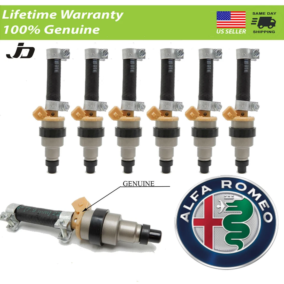 INYECTORES DE COMBUSTIBLE X6 ALFA ROMEO GTV-6 2.5 1986-1961 Foto 1 de 1