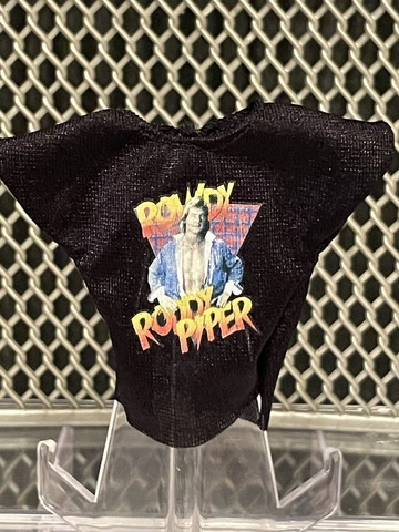 WWE Rowdy Roddy Piper Mattel  Elite Figure Shirt Toy wrestling Accessory WWF Cover