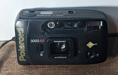 Polaroid 3000AF Panoramic 35mm Film Point & Shoot Camera Vintage TESTED - Image 1 of 4