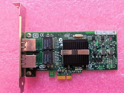 Intel EXPI9402PT Dual Port 1Gbps Server Adapter PCI-E Network Card 82571EB Chip - Image 1 of 4