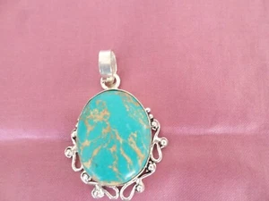 VINTAGE SILVER  FOB CHARM PENDANT NECKLACE BRACELET - Picture 1 of 4