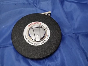 Craftsman USA 9-39002 Stahlbandmaß 100' Kurbel Rückspulen gelbes Band neuwertig - Bild 1 von 6