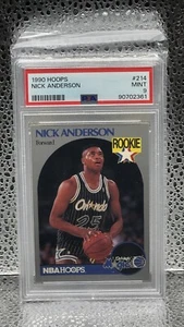 1990-91 NBA Hoops - #214 Nick Anderson (RC) - Bild 1 von 2