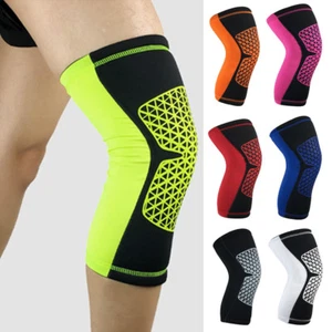 Grid Pattern Sports Short Knee Protectors Running Basketball Protective Gear - Picture 1 of 19