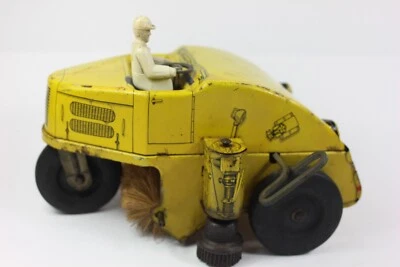 Vintage Nylint Toys Elgin Street Sweeper Wind-up Tin Litho 1950's missing belt - Image 1 of 4