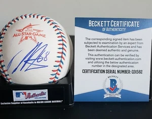 Béisbol All Star 2017 firmado por Dellin Betances New York Yankees con certificado de autenticidad Beckett - Imagen 1 de 4