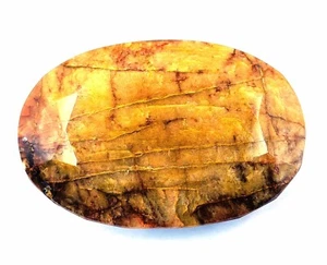NATURAL CERTIFIED 1400CT BRAZIL YELLOW BERYL FACETED OVAL CUT LOOSE GEMSTONE 25S - Picture 1 of 8