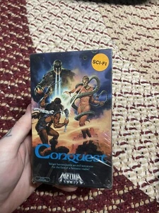 Conquest Beta Not VHS Rare Horror Media Home Entertainment Bottom Flap - Picture 1 of 7
