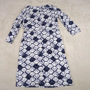 White Stuff Size 12 Dress Blue & White Pattern With Pockets - Bild 1 von 8