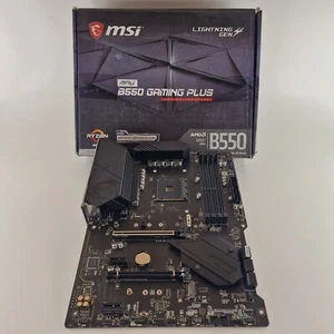 Scheda Madre MSI B550 GAMING PLUS AM4 AMD Serie 5000 DDR4 - Foto 1 di 6