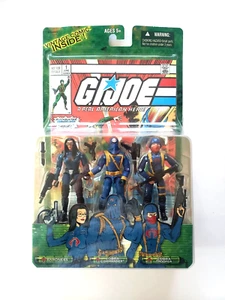 G.I. Paquete de 3 figuras de cómic Joe Cobra Commander Baroness Trooper 2004 #1 - Imagen 1 de 2