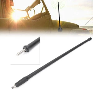 Do 2007-2017 Jeep Wrangler JK 13" Teren Krótki Elastyczna gumowa antena AM FM - Zdjęcie 1 z 9