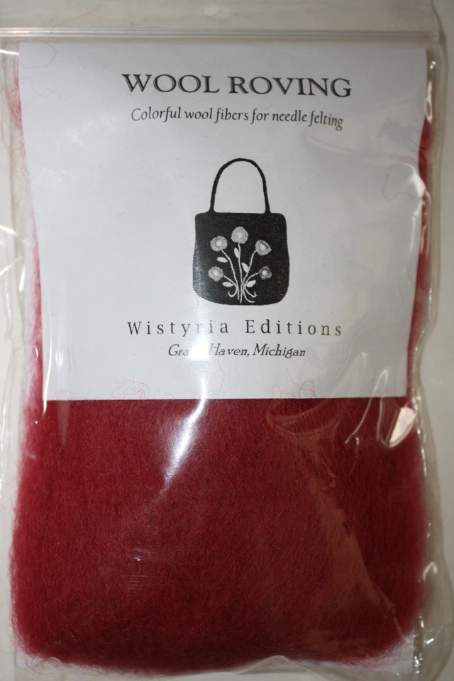 2 Packs Wool Roving for Needle Felting 1/5 oz Select Color #1 - Image 1 of 1