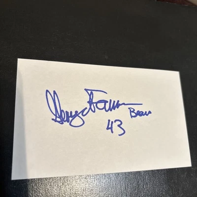 George Farmer (UCLA) WR & ‘69 Nat. Basketball Champs, ‘70 Chicago Bears - Image 1 of 2