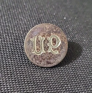 Antico bottone livrea monogramma UP Firmin & Sons London United Pack Staff - Foto 1 di 12
