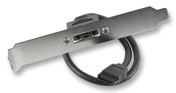 PRO SIGNAL - Internal ROB eSATA Female to SATA Male Backplate Adaptor, 260mm - Image 1 of 1