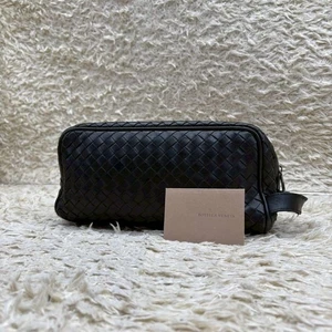 Bolso de mano de cuero Bottega Veneta Intrecciato bolso sin asas bolso de hombro usado JP - Imagen 1 de 8