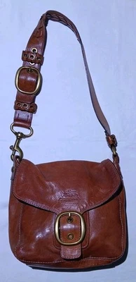 De Colección Coach Bleecker Tattersall Bolso Cartera Marrón Sillín Cuero 11419 Y2K Foto 1 de 4
