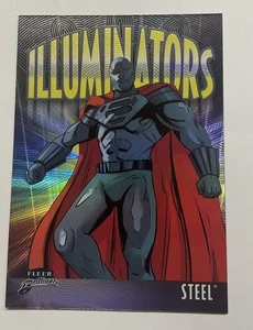 2025 Upper Deck Fleer Brilliants Superman Illuminators Steel SP Rare - Bild 1 von 4
