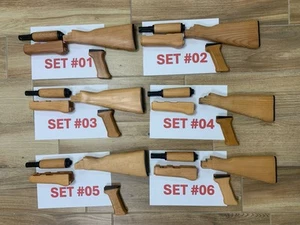 Hungary Hungarian original wood stock set steamed beech from old warehouse stock - Picture 1 of 2