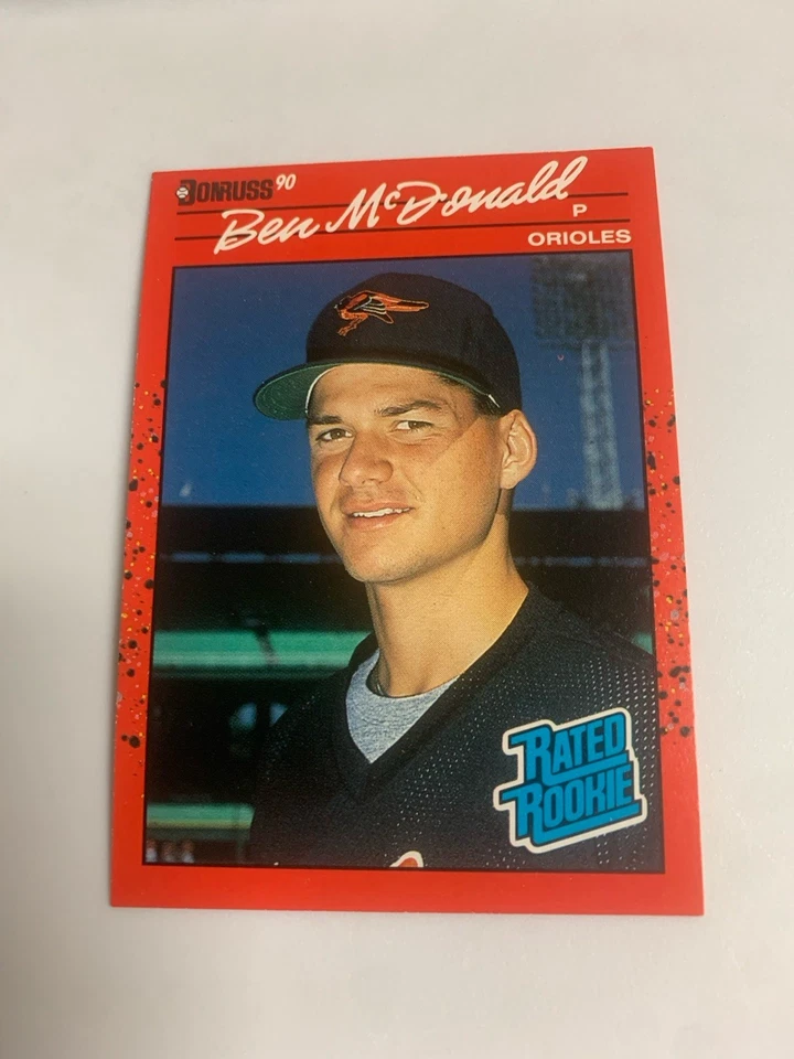 1990 Donruss Rated Rookie Ben McDonald Baltimore Orioles  - Image 1 of 1