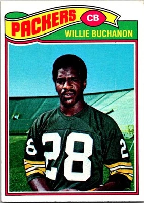 1977 Topps #402 Willie Buchanon - Image 1 of 2