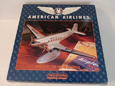 American Airlines Douglas DC-3 Die-Cast Metal Ertl Prestige Series escala 1:72 Foto 1 de 4