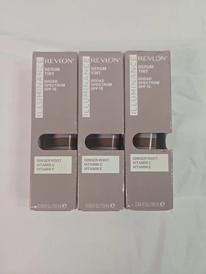 3 Pack Revlon - Illuminance Serum Tint SPF 15 #601 Soft Nutmeg - 0.94 Fl Oz Ea - Image 1 of 4