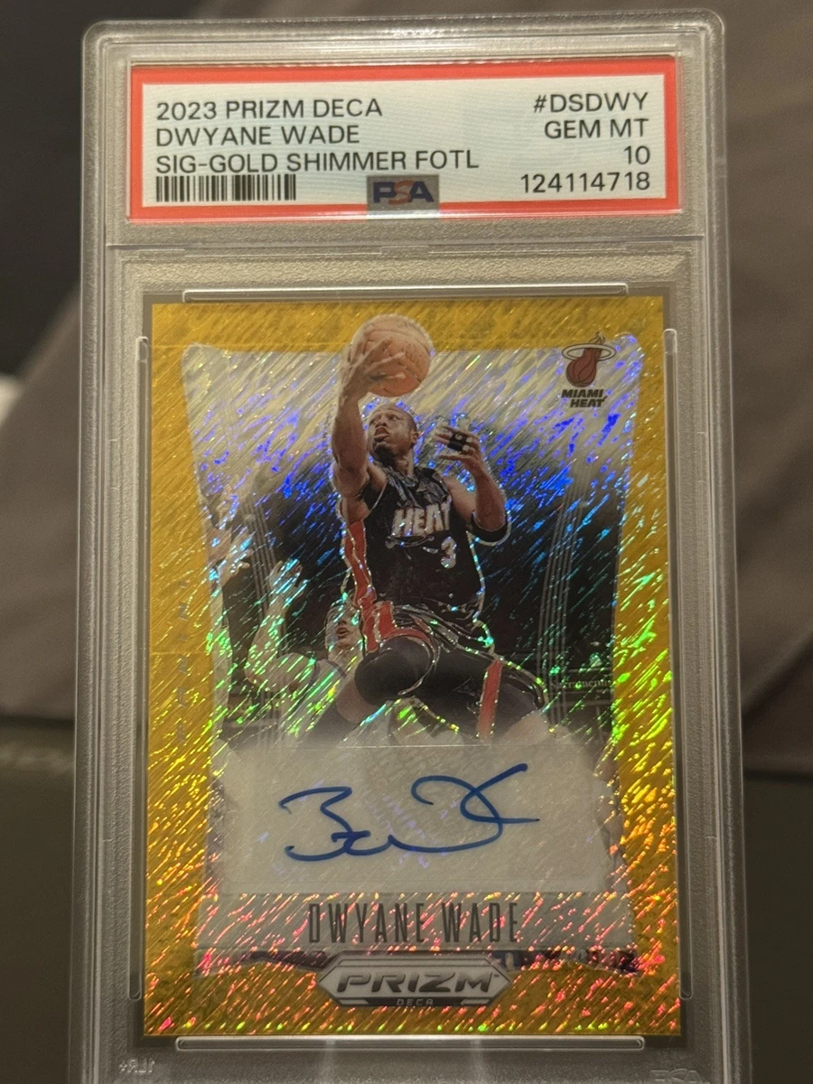 Dwyane Wade Professional Sports Authenticator (PSA) Basketball