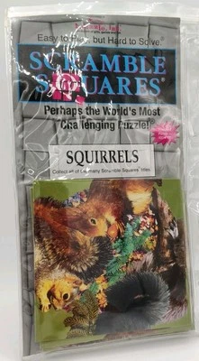SQUIRRELS SCRAMBLE SQUARES 9 Piece Puzzle B. Dazzle Inc Challenging  - Image 1 of 3