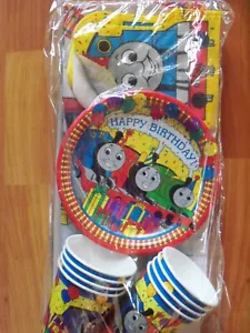 Party Express Thomas the Train Birthday Party Supplies 1995 Party Pack NOS - Picture 1 of 4