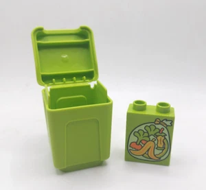 LEGO DUPLO MÜLLTONNE MÜLLEIMER + MOTIVSTEIN BIOMÜLL FÜR FAMILIENHAUS 10994 NEU - Bild 1 von 1