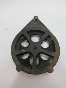 Kolstrand 6 inch Bronze Pulley Block Long line Gurdie (C4B33C) - Picture 1 of 6