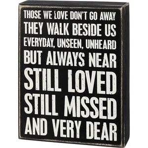 Box Sign - They Walk Beside Us Everyday - Picture 1 of 3