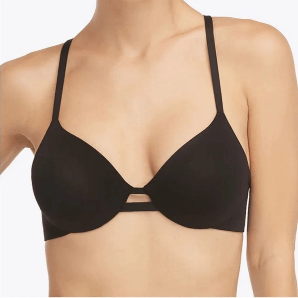 SPANX CONVERTIBLE NEGRO TOP DE NATACIÓN DORADO Nuevo con etiquetas 32 B Foto 1 de 4