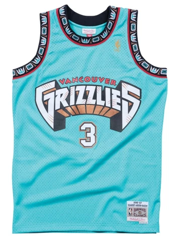 Shareef Abdur-Rahim Vancouver Grizzlies Men's 1996-97 Teal Swingman Jersey Cover