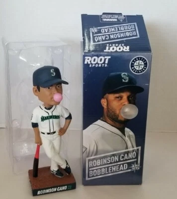 Robinson Cano Bubble Gum Bobblehead Seattle Mariners W Box - Image 1 of 4