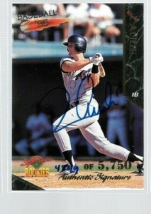 1995 Signature Rookies Baseball 95 Rich Aude Auto #4 #'d 4849/5750 Pirates