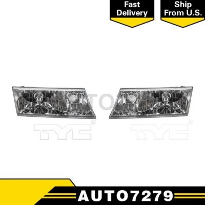 Комплект левой правой фары TYC для Mercury Grand Marquis 1998 1999 2000 2001 2002 - Изображение 1 из 4