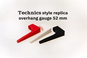 TECHNICS Style 52mm OVERHANG GAUGE replica - dima allineamento testina - Bild 1 von 47