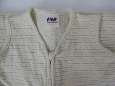 Hanna Anderson ~ Saco de Dormir Manta Usable-Tamaño OS * Rayas Amarillas y Grises Foto 1 de 4