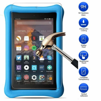 2PCS Tempered Glass Screen Protector For Amazon Kindle Fire 7 inch Kids Edition - Image 1 of 2