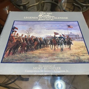 The 1997 Legends In gray Calendar, The Paintings of Mort Künstler - Picture 1 of 8