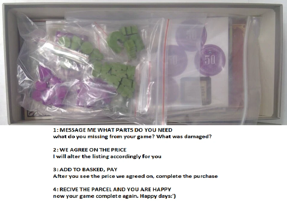 SPARE PART REPLACEMENT Scythe Board Game Expansion Invaders From Afar READ FIRST - Image 1 of 1