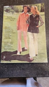 1975 SEARS Catalog Spring And Summer Good Used Condition Nice Graphics - Picture 1 of 8