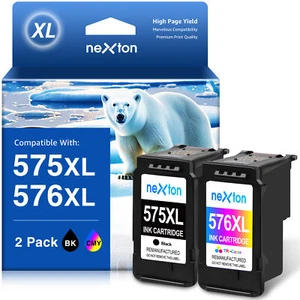 SET-Patronen für Canon PG-575 XL CL-576 XL PIXMA TS3550i TS3551i TR4750i TR4751i - Bild 1 von 8