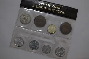 🧭 🇨🇾 CYPRUS COIN SET IN FOLDER B79 #76 BX9 - Picture 1 of 10