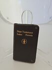 Mini poche Bible Vintage 1941 Nouveau Testament Psaume Proverbes 5" relié cuir